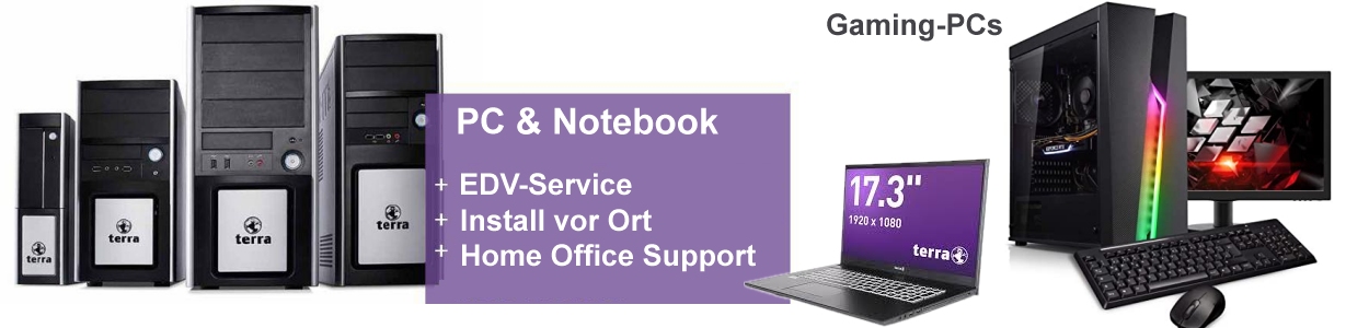 Notebooks, Tablets, PC-Systeme, Server