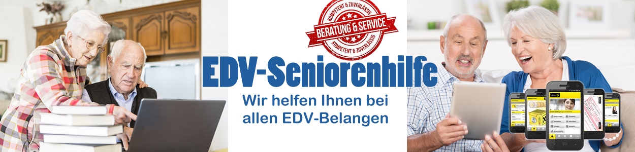 EDV-Dienstleistungen auch für Senioren und private Haushalte